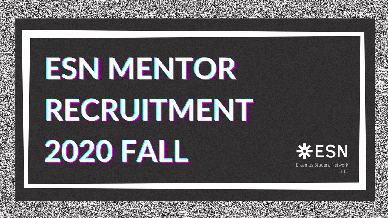 Image of Mentor Felvételi 2020/Ősz - Mentor Recruitment 2020/Fall