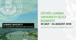 Facebook cover photo of the event called Day 1 ELTE Summer University of Hungarian Language and Culture.