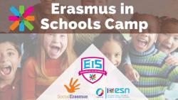 Facebook cover photo of the event called Erasmus in Schools Camp.