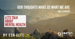 Facebook cover photo of the event called Let's talk about mental health by ESN ELTE.